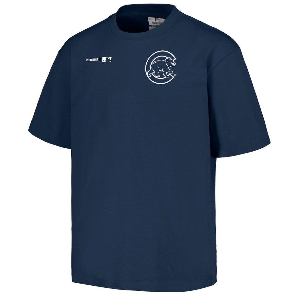 Chicago Cubs PLEASURES Precision T-Shirt Navy