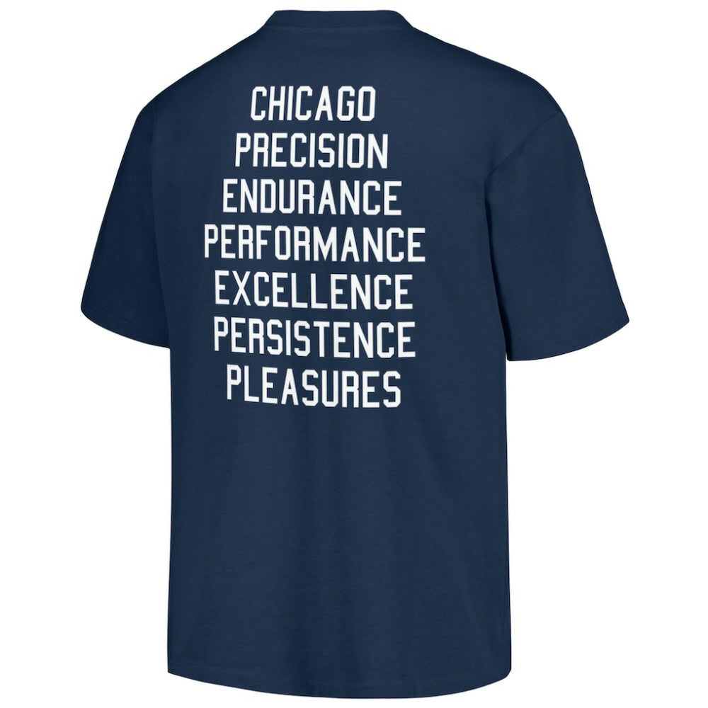Chicago Cubs PLEASURES Precision T-Shirt Navy