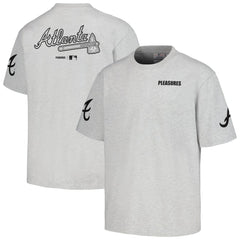 Atlanta Braves PLEASURES Team T-Shirt Gray