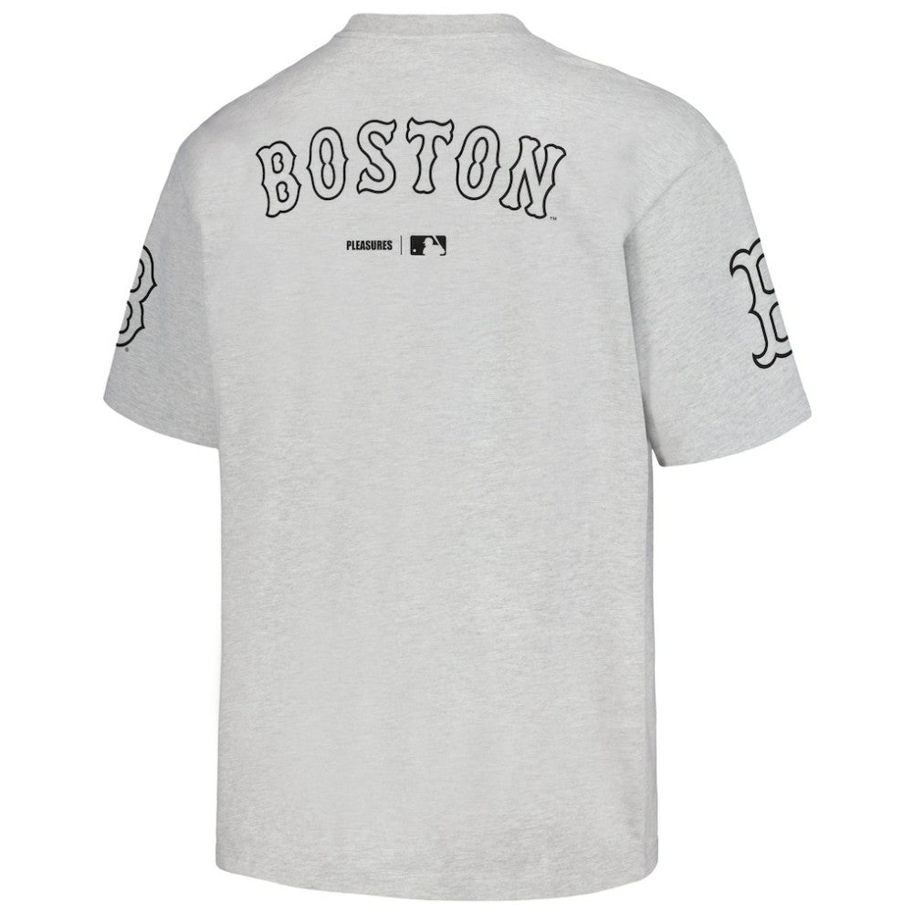 Boston Red Sox PLEASURES Team T-Shirt Gray