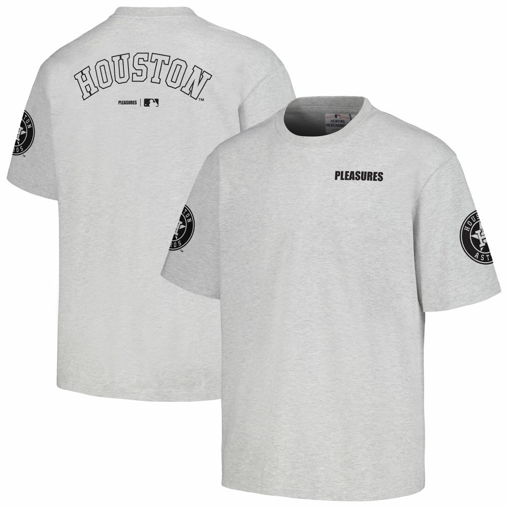 Houston Astros PLEASURES Team T-Shirt Gray