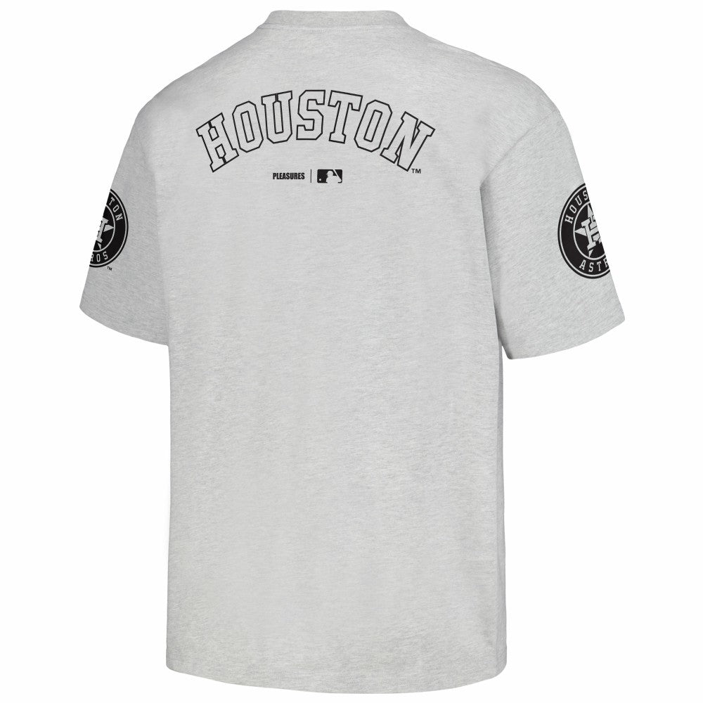 Houston Astros PLEASURES Team T-Shirt Gray