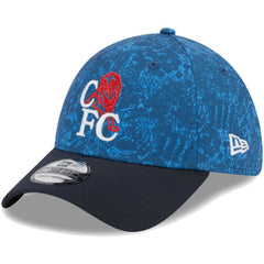 Chelsea New Era Retro All Over Print 39THIRTY Flex Hat - Blue/Navy outlet