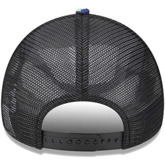 Tottenham Hotspur New Era Black Glitch All Over Print E-Frame Trucker Adjustable Hat shop