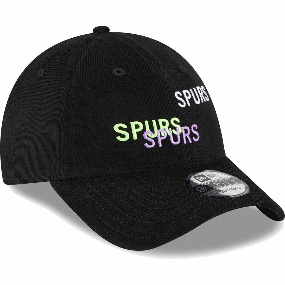Tottenham Hotspur New Era Triple Wordmark 9FORTY Adjustable Hat - Black for sale