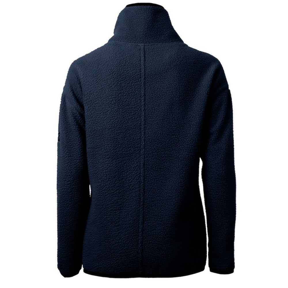 Philadelphia Phillies Cutter & Buck Women's Americana Logo Cascade Eco Sherpa Fleece Half-Zip Pullover Jacket Navy
