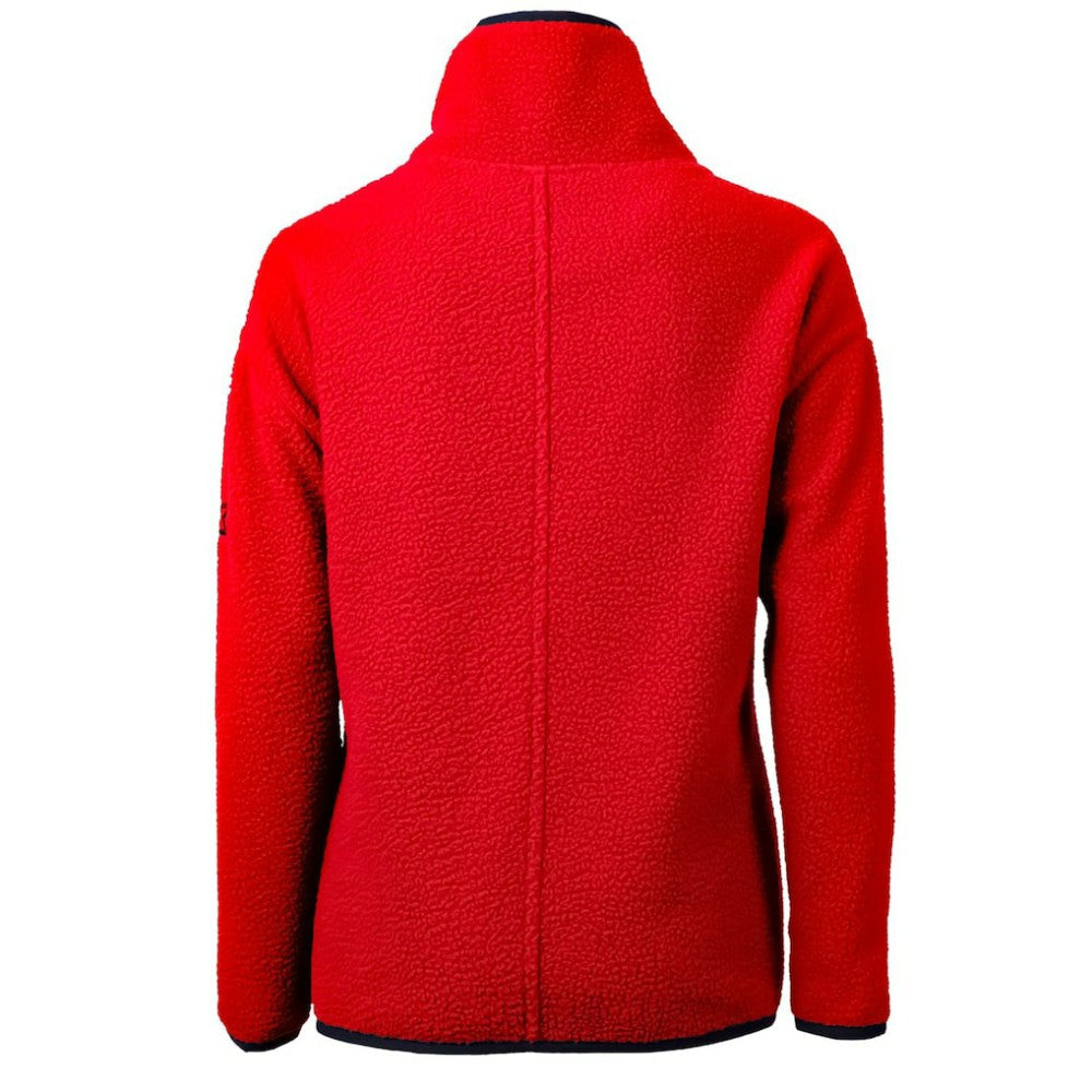 Chicago White Sox Cutter & Buck Women's Americana Logo Cascade Eco Sherpa Fleece Half-Zip Pullover Jacket Red