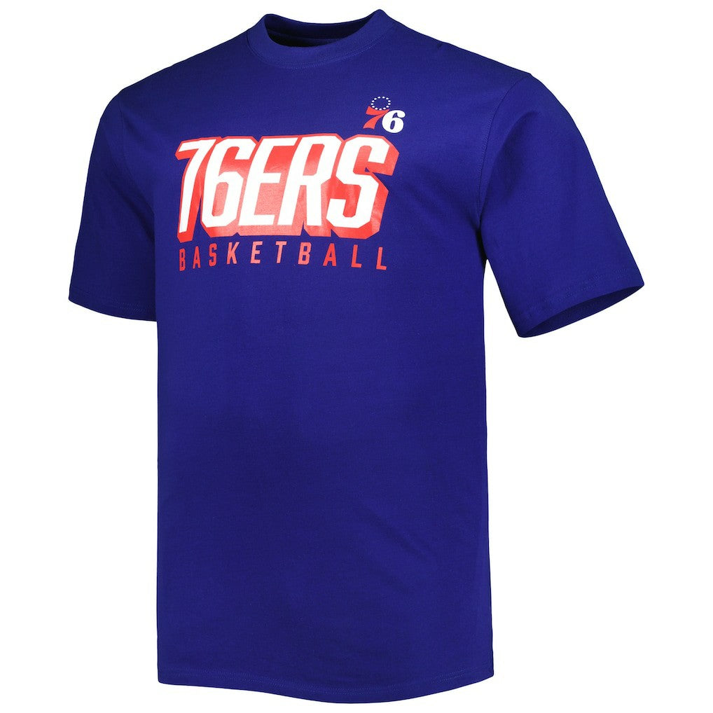 Philadelphia 76ers Big & Tall Two-Pack T-Shirt Set - Royal/White shop