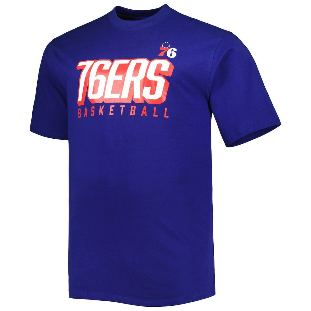 Philadelphia 76ers Big & Tall Two-Pack T-Shirt Set - Royal/White shop