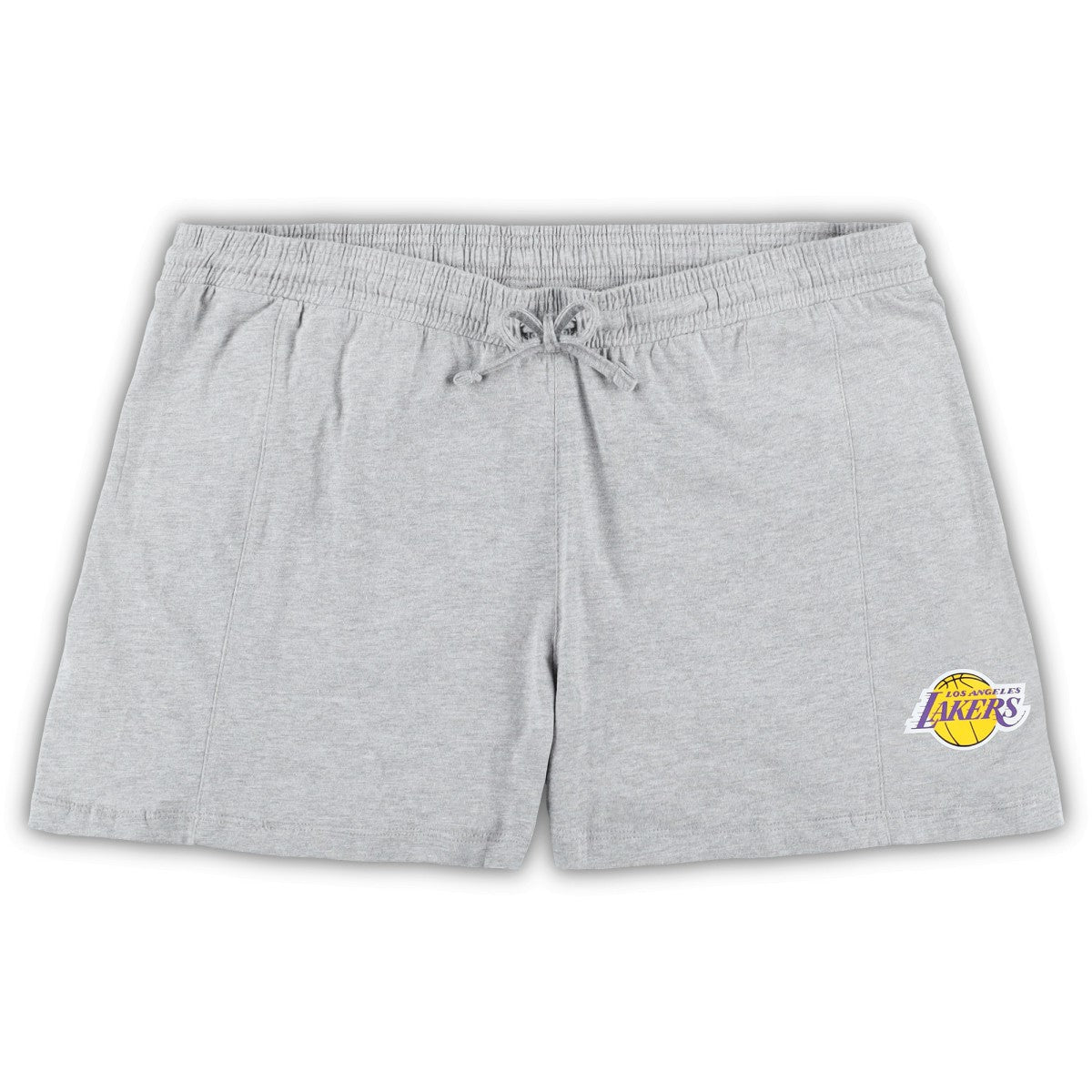 Los Angeles Lakers Women's Plus Size T-Shirt & Shorts Combo Set - Purple/Heather Gray online