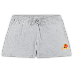 Phoenix Suns Women's Plus Size T-Shirt & Shorts Combo Set - Purple/Heather Gray cheap