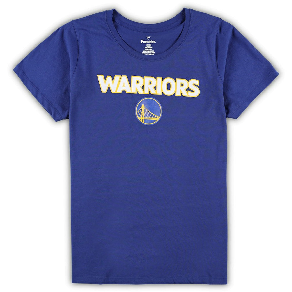 Golden State Warriors Women's Plus Size T-Shirt & Shorts Combo Set sale - Royal/Heather Gray outlet