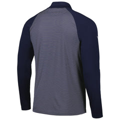 Houston Astros Levelwear Charter Striped Raglan Quarter-Zip Top Navy