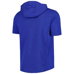 Milwaukee Brewers Levelwear Recruit Full-Zip Short Sleeve Hoodie Royal