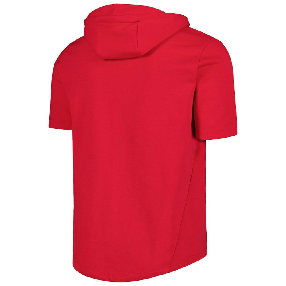 St. Louis Cardinals Levelwear Recruit Full-Zip Short Sleeve Hoodie Red