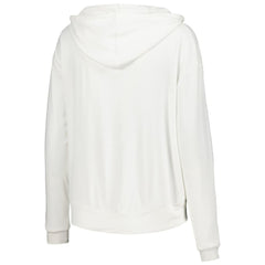 Chicago Blackhawks Concepts Sport Women's Accord Hacci Long Sleeve Hoodie Top - White Hoodies