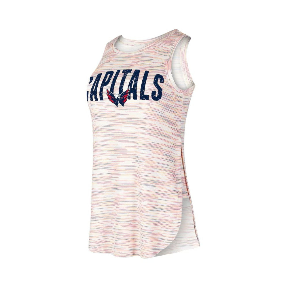 Washington Capitals Concepts Sport Women's Sunray Multicolor Tri-Blend Tank Top Tank Top