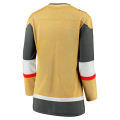 Vegas Golden Knights Fanatics Women's Home Breakaway Jersey - Gold Jerseys