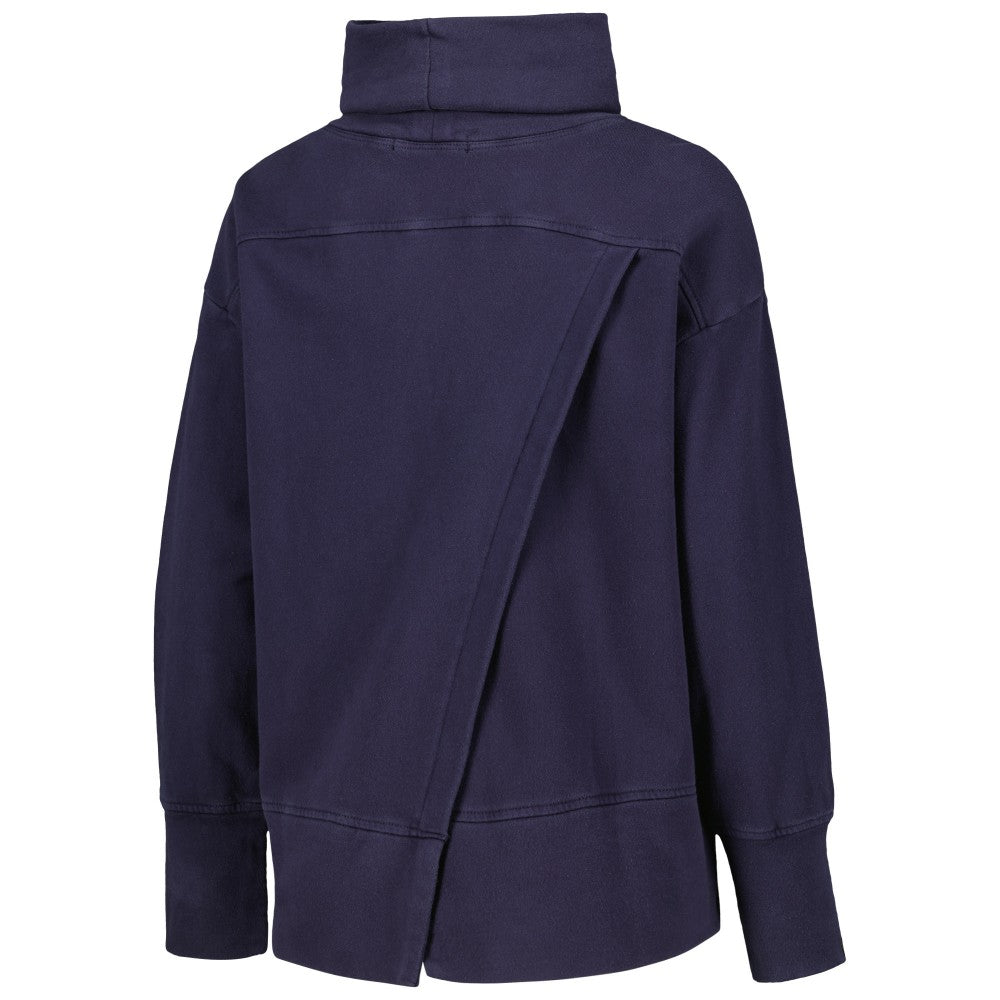 Milwaukee Brewers Levelwear Women's Sunset Farm Team Pullover Sweatshirt Navy