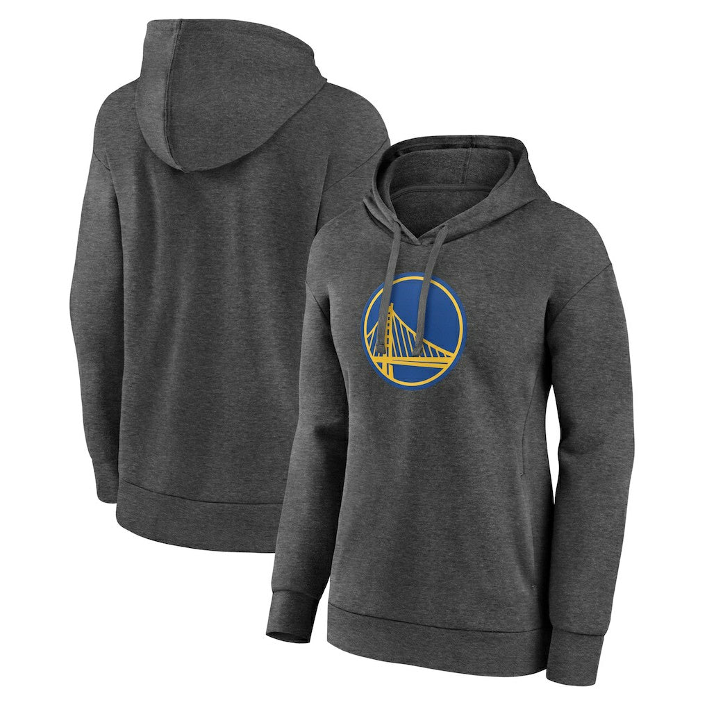 Golden State Warriors Women's Primary Logo Pullover Hoodie sale - Charcoal online