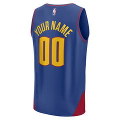 Denver Nuggets Youth Fast Break Replica Custom Jersey sale - Statement Editi- Blue for sale