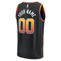 Phoenix Suns Youth Fast Break Replica Custom Jersey - Statement Edition - Black outlet