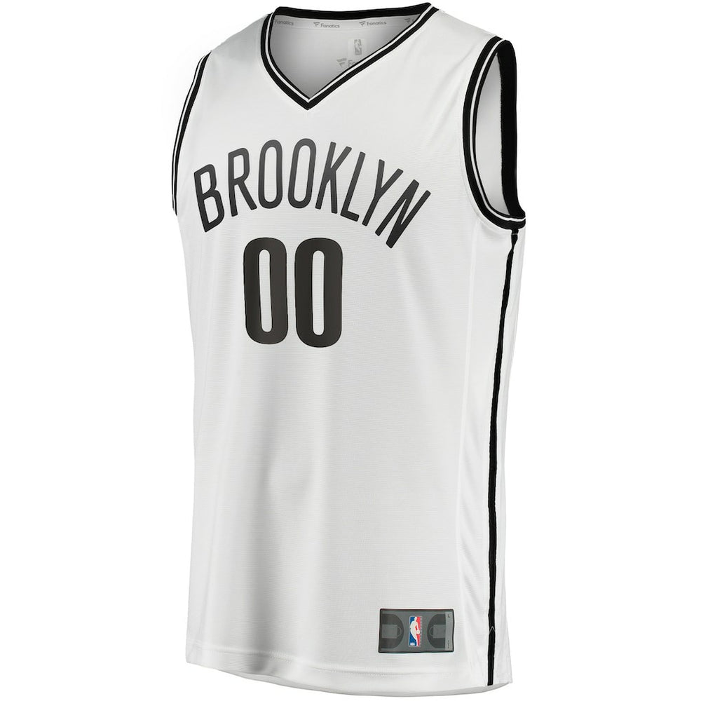Brooklyn Nets Fast Break Custom Replica Jersey - Association Edition - White on sale