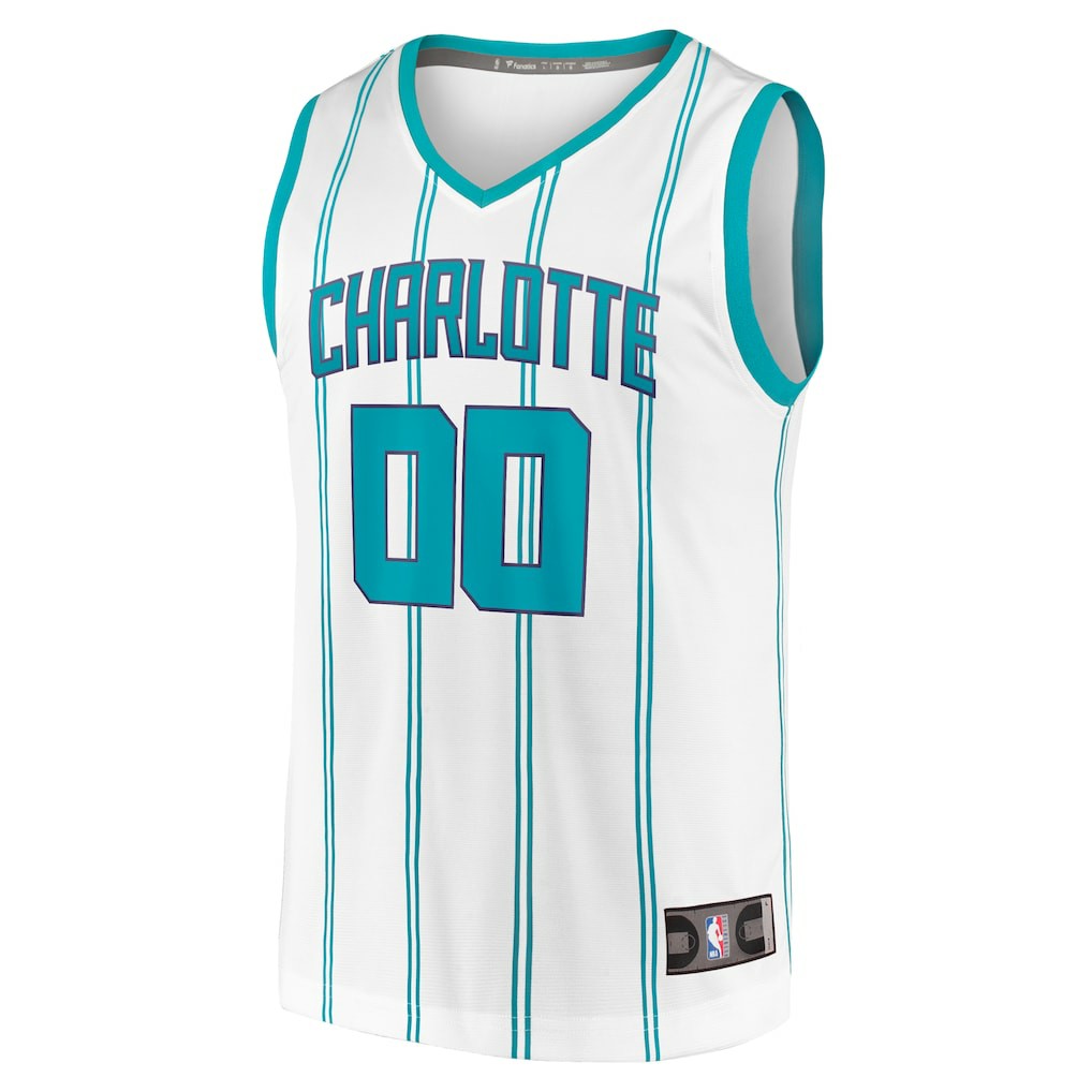 Charlotte Hornets Fast Break Custom Replica Jersey - Association Edition - White on sale