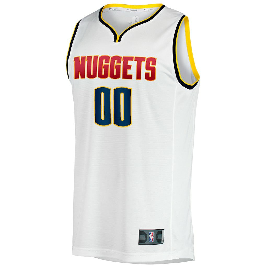 Denver Nuggets Fast Break Custom Replica Jersey sale - Association Editi- White sale