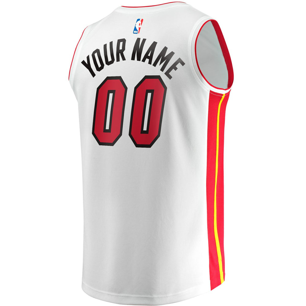 Miami Heat Fast Break Custom Replica Jersey - Association Edition - White cheap