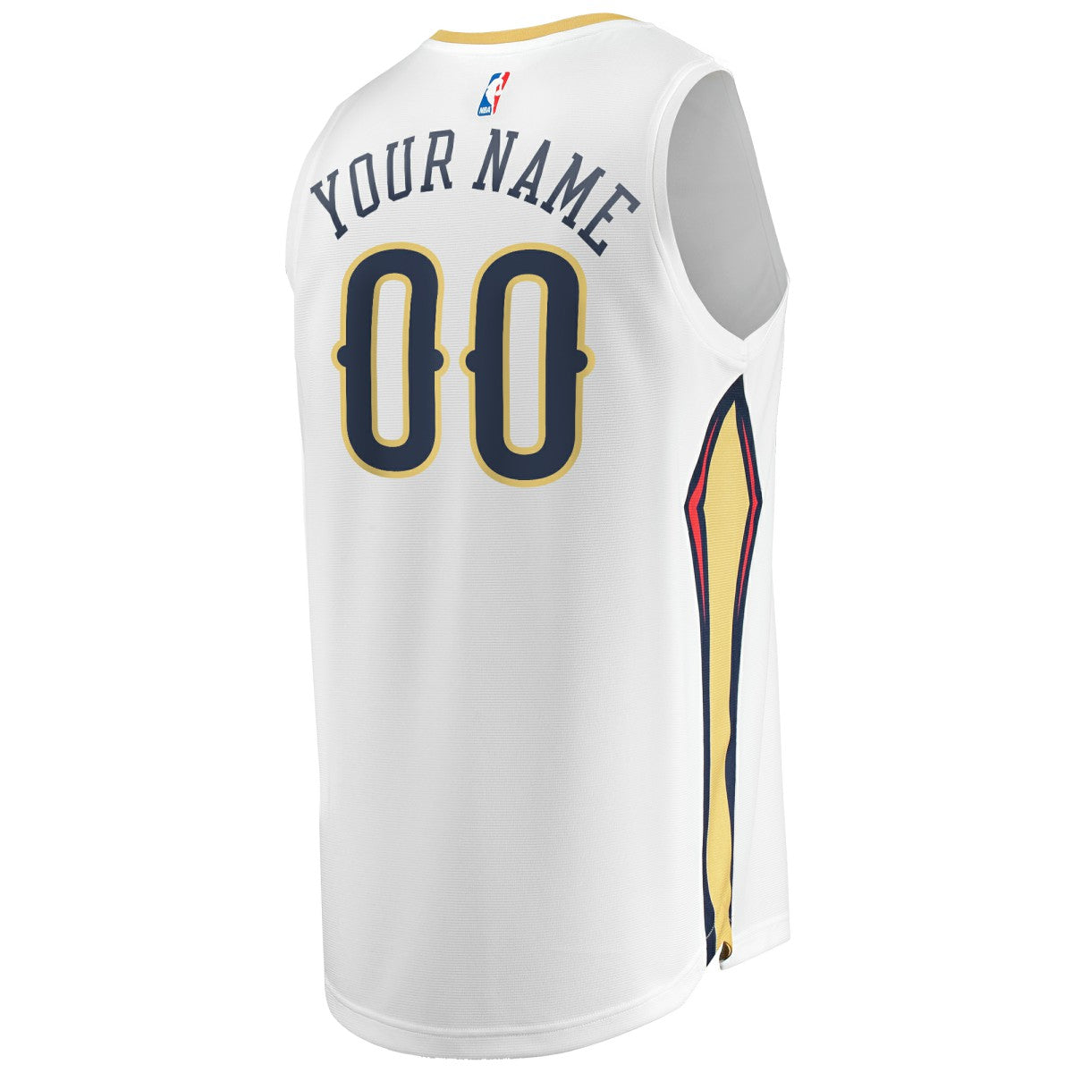 New Orleans Pelicans Unisex Custom Fast Break Jersey - Association Edition - White shop
