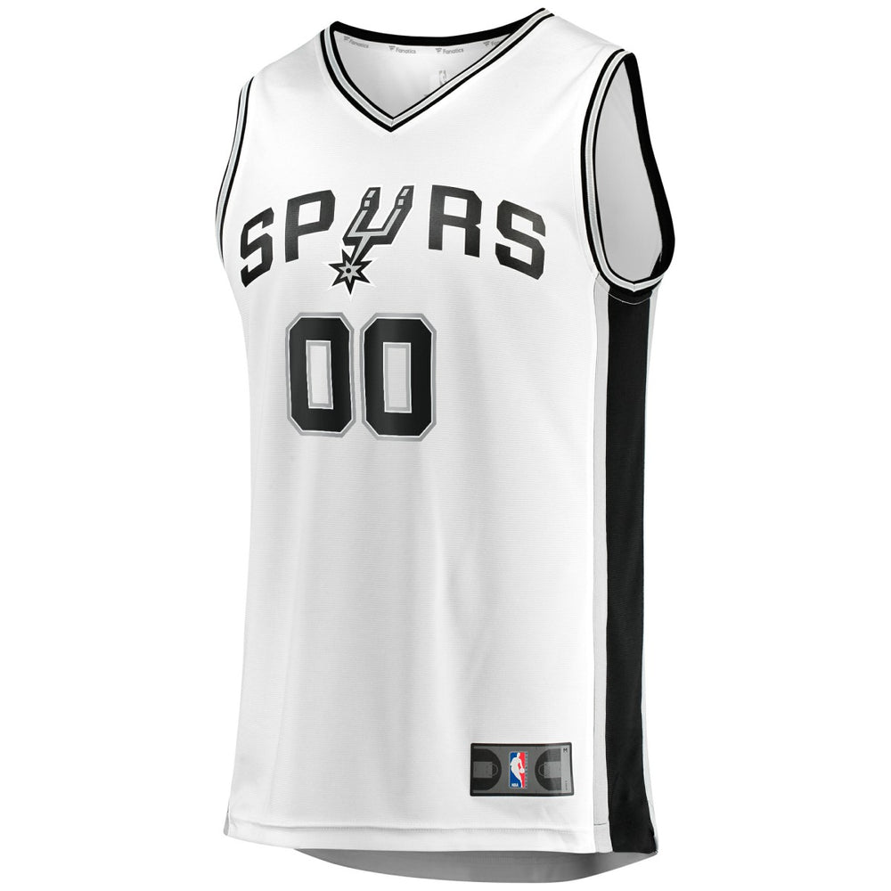 San Antonio Spurs Fast Break Custom Replica Jersey - Association Edition - White cheap