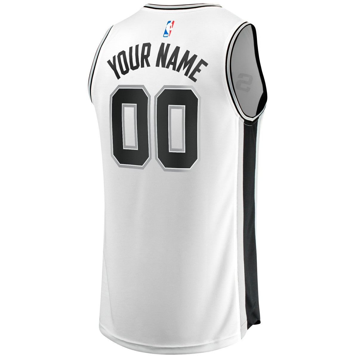 San Antonio Spurs Fast Break Custom Replica Jersey - Association Edition - White cheap