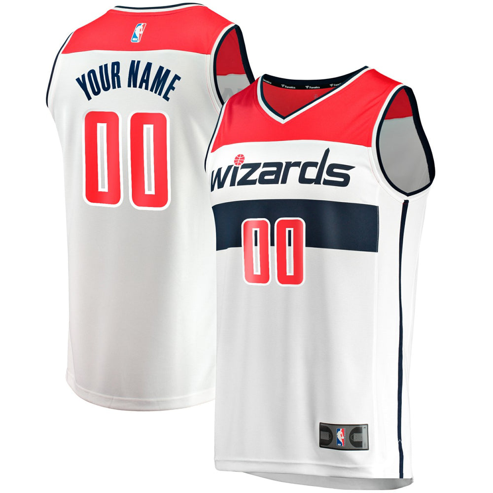 Washington Wizards Fast Break Custom Replica Jersey - Association Edition - White shop