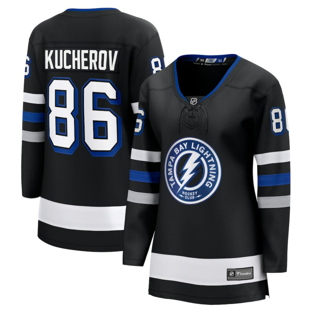 Nikita Kucherov Tampa Bay Lightning Fanatics Women's Breakaway Jersey - Black Jerseys