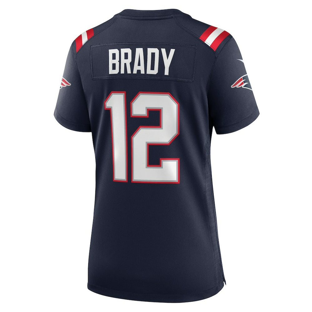 Tom Brady New England Patriots Women's Retired Game Jersey - Navy sale