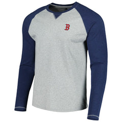 Boston Red Sox johnnie-O Alsen Raglan Long Sleeve T-Shirt Navy/Heather Gray