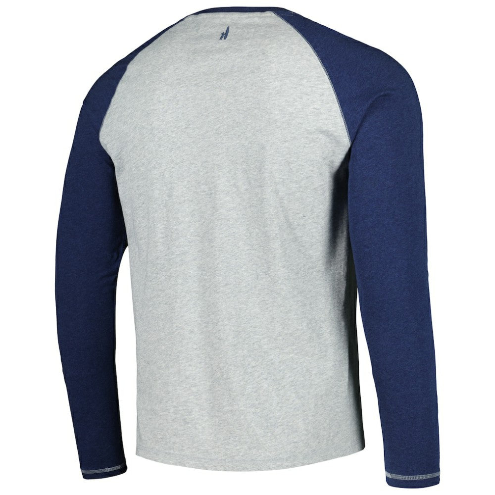 Boston Red Sox johnnie-O Alsen Raglan Long Sleeve T-Shirt Navy/Heather Gray