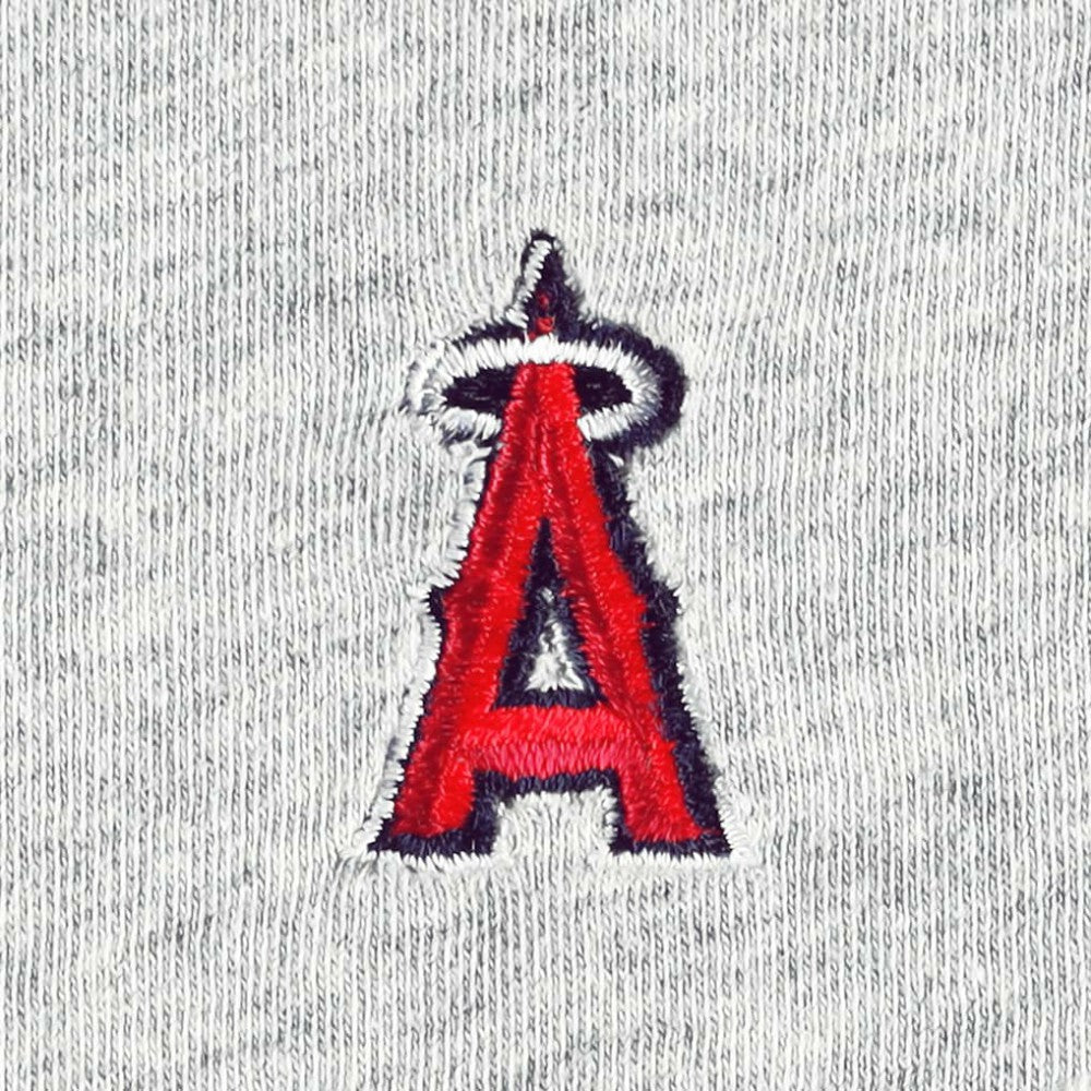 Los Angeles Angels johnnie-O Alsen Raglan Long Sleeve T-Shirt Red/Heather Gray