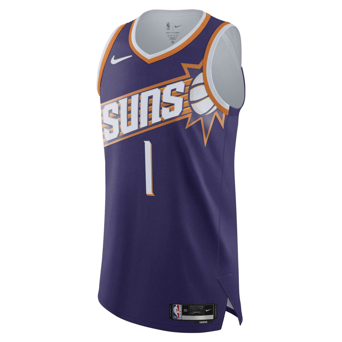 Devin Booker Phoenix Suns Authentic Jersey - Icon Edition - Purple online