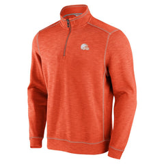 Cleveland Browns Tobago Bay Tri-Blend Half-Zip Sweatshirt - Orange discount