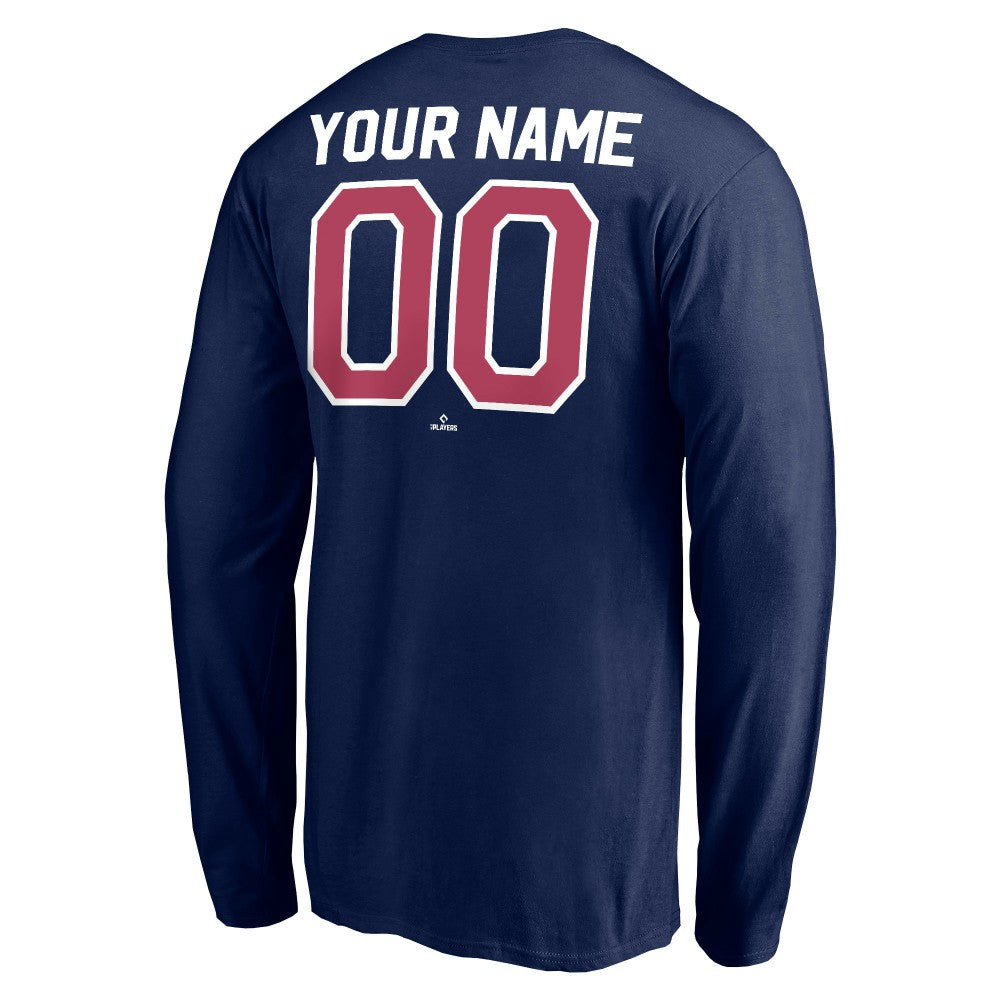 California Angels Personalized Cooperstown Collection Winning Streak Long Sleeve T-Shirt Navy