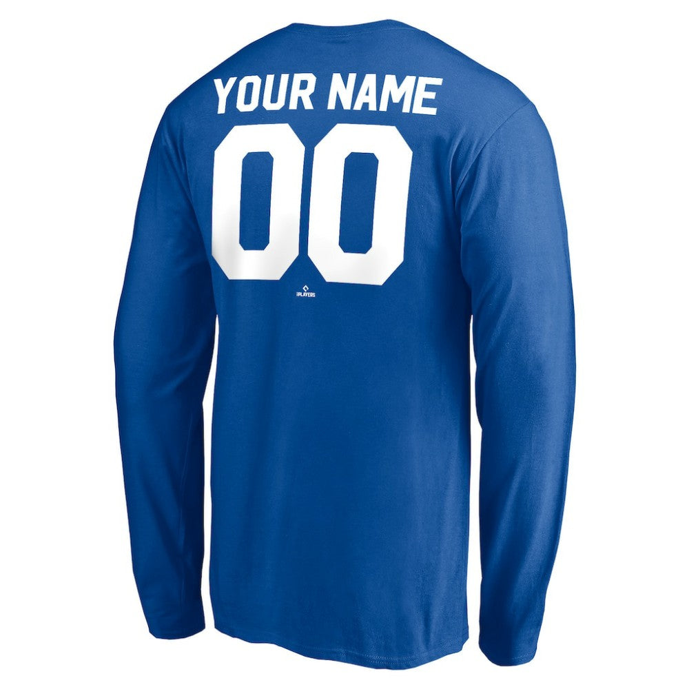 Los Angeles Dodgers Personalized Cooperstown Collection Winning Streak Long Sleeve T-Shirt Royal