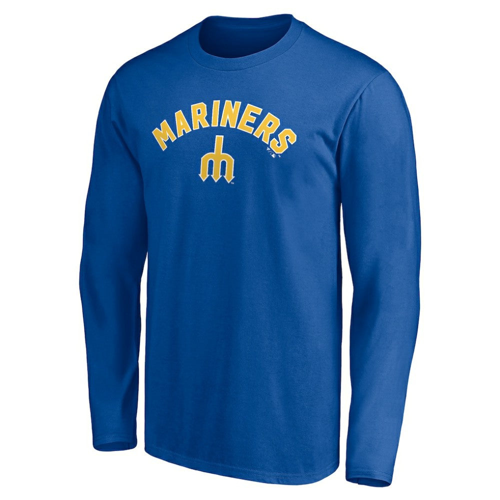 Seattle Mariners Personalized Cooperstown Collection Winning Streak Long Sleeve T-Shirt Royal