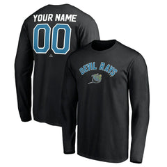 Tampa Bay Rays Personalized Cooperstown Collection Winning Streak Long Sleeve T-Shirt Black