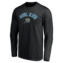Tampa Bay Rays Personalized Cooperstown Collection Winning Streak Long Sleeve T-Shirt Black