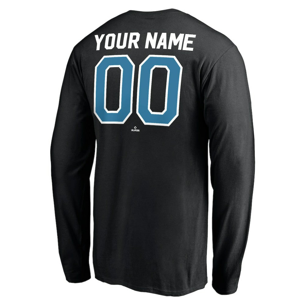 Tampa Bay Rays Personalized Cooperstown Collection Winning Streak Long Sleeve T-Shirt Black