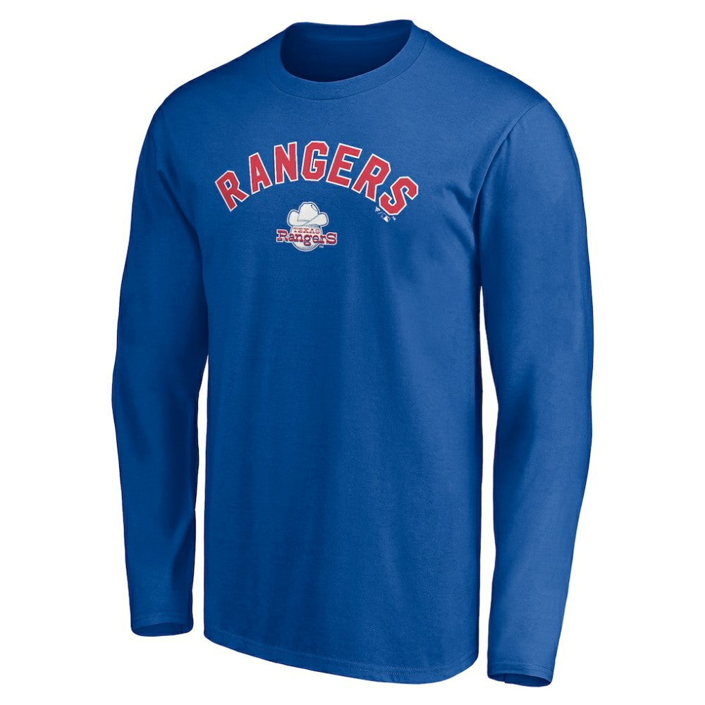 Texas Rangers Personalized Cooperstown Collection Winning Streak Long Sleeve T-Shirt Royal