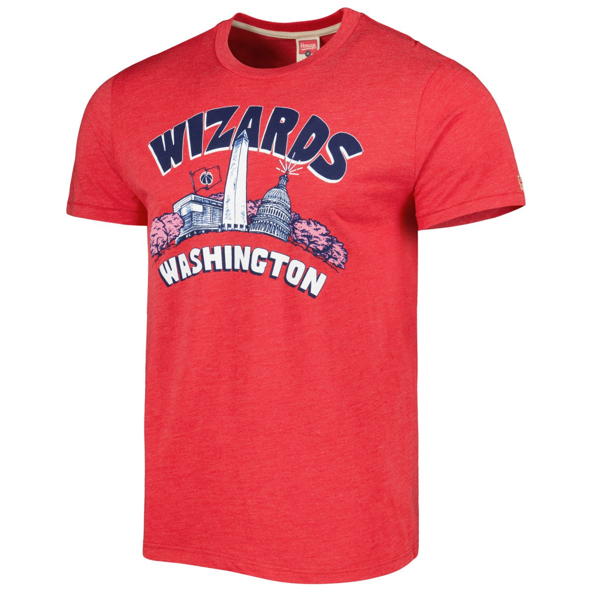 Washington Wizards Homage Unisex Hometown Hyper Local Tri-Blend T-Shirt - Red sale