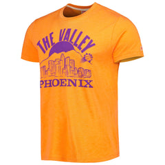 Phoenix Suns Homage Unisex Hometown Hyper Local Tri-Blend T-Shirt - Orange discount